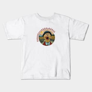 Van Gogh style Screaming Man Kids T-Shirt